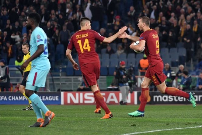 
 Mengejutkan! AS Roma Singkirkan Barcelona