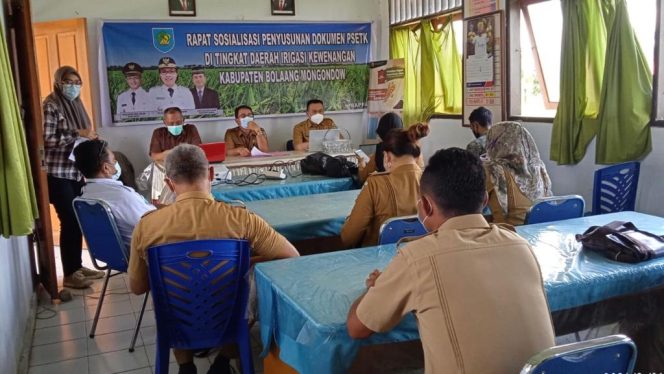 
 Bappeda Bolmong Sosialisasi Penyusunan PSETK 20 Daerah Irigasi
