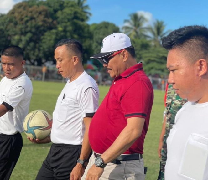 
 Laga Perdana Sepakbola Tanda Dimulainya Porprov ke-XI di Bolmong