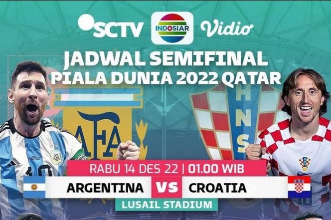 
 Prediksi skor Argentina vs Kroasia semifinal Piala Dunia 2022.