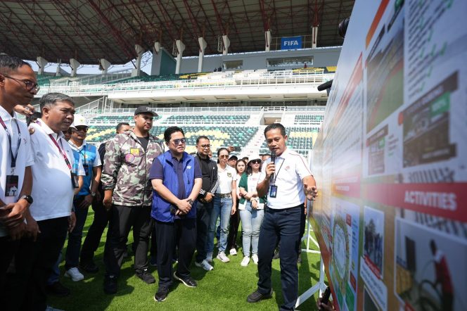 
 Pastikan Kesiapan Venue Piala Dunia U-17, Ketua PSSI Tinjau GBT Surabaya