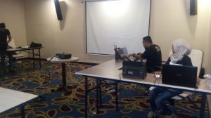 Proses scan C1 di Hotel Sutan Raja Kotamobagu