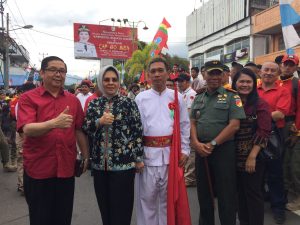 Wali Kota Tatong Bara bersama jajaran Forkopimda