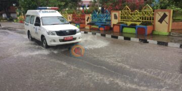 Begini Penampakan Banjir di Jalan KS Tubun dan Paloko Kinalang