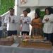 Tatong, Tahlis dan Rio Kompak Tiup Lilin