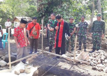 Peletakan Batu Pertama Kantor Tiga Pilar Didoakan Tokoh Agama