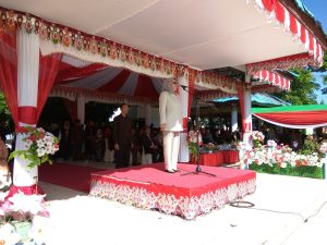 Walikota Tatong Bara jadi inspektur upacara 