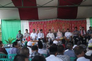 Suasana kegiatan safari ramadan oleh Bupati dan Wabup Bolmong