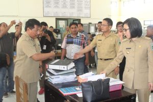 Sidak usai apel perdana