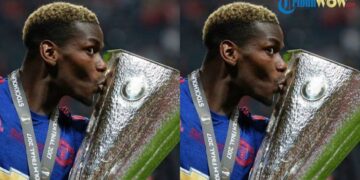 Angkat Trofi Liga Europa, Paul Pogba Rayakan Kemenangan di Mekkah