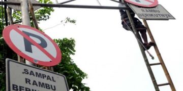 Jalur Trans Minim Rambu Lalin