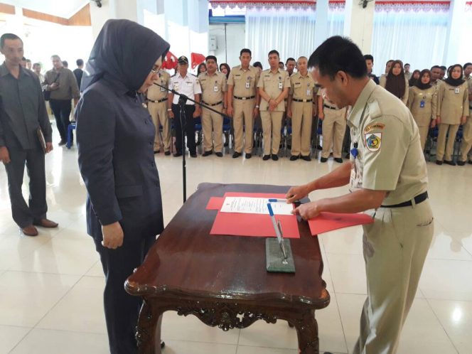 
Suasana pelantikan Sekretaris Daerah Kotamobagu 
