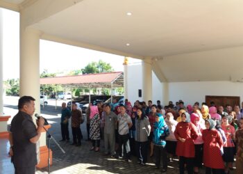 Pimpin Apel Pagi, Ashari Pamit ke ASN Bolmong