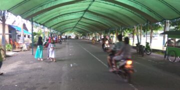 Pedagang Mulai Daftar di Pasar Senggol Poyowa Kecil