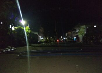 Gunakan Kanopi Lolak, Pasar Senggol Gogagoman Berdiri