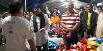 Tatong Ajak Pedagang ke Pasar Senggol Poyowa Kecil