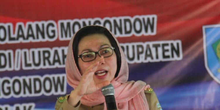 Warna Cat Pagar di Bolmong Diseragamkan Merah Putih