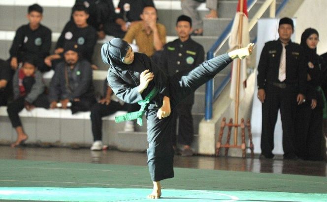 
Pencak silat oleh banser pagar nusa NU