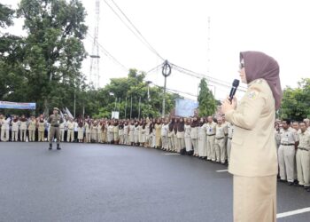 Walikota Pimpin Apel Kerja Perdana