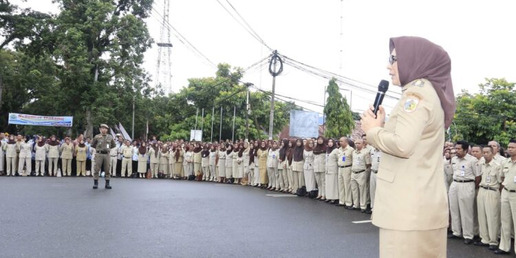 Walikota Pimpin Apel Kerja Perdana