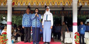 Tatong Lepas Tania ke Paskibraka Nasional