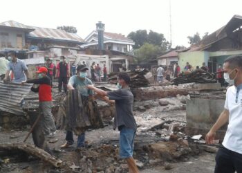 Tatong Perintahkan TRC Penuhi Kebutuhan Korban Kebakaran