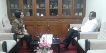 Bupati Bahas Kelanjutan Pembangunan Bandara “Bogani” Dengan Menhub