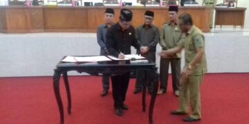 DPRD Bolmong Menerima LPj APBD 2016