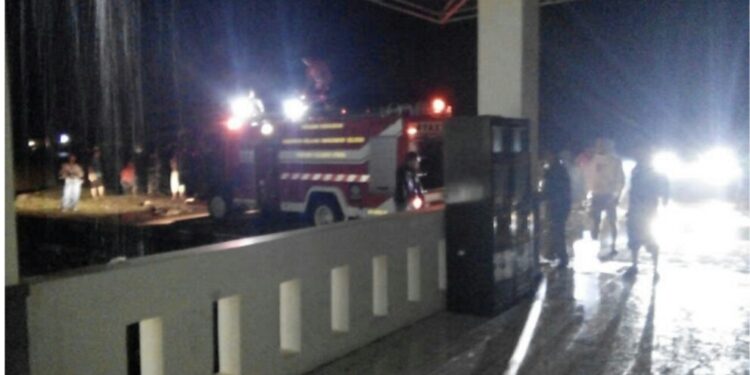 Kantor Bupati Bolsel Terbakar