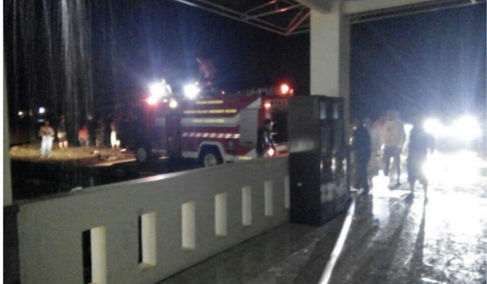 Kantor Bupati Bolsel Terbakar