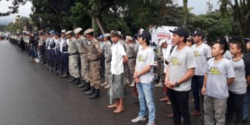 Pemuda Lintas Agama Jaga Salat Idul Adha di Kotamobagu