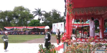 Tatong Irup, Upacara HUT Proklamasi Berlangsung Khidmat