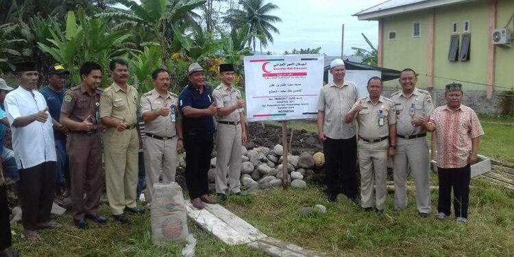 Sekkot Letakkan Batu Pertama Pembangunan Mushollah