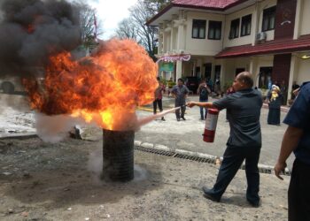 Kantor Pengadilan Negeri Kotamobagu “Kebakaran”
