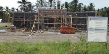 Pembangunan Kantor BPN Bolmong Tak Kantongi IMB   