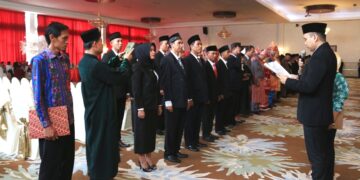 Lantik 12 Anggota Panwascam, Musly: Jaga Nama Baik Lembaga