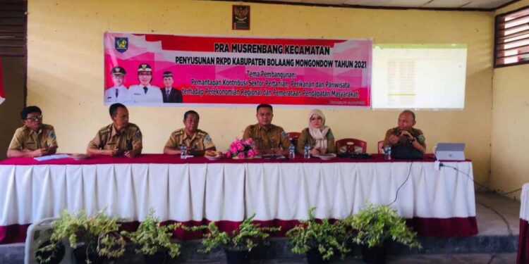 Kecamatan Dumoga Bersatu Titik Pertama Pelaksanaan Pra Musrenbang