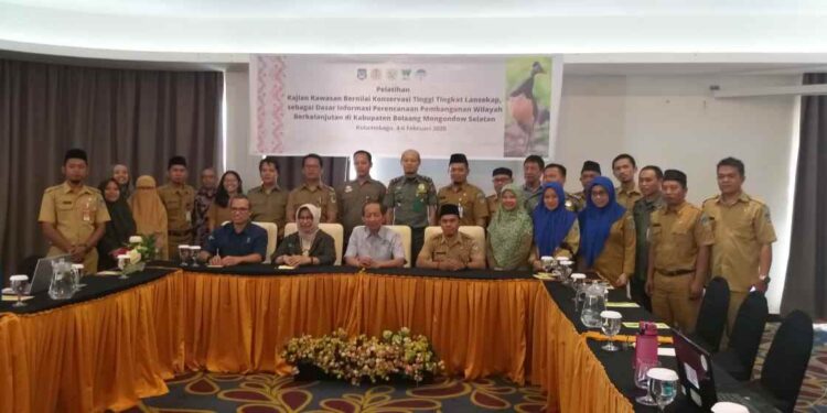 Pelatihan KBKT Tingkat Lanskap Bolsel Libatkan BKSDA Sulut dan WCS