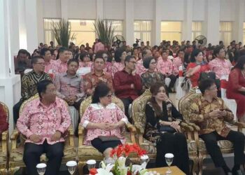 Bupati, Wabup dan Ketua DPRD Bolmong Hadiri Syukuran Empat Tahun ODSK Pimpin Sulut