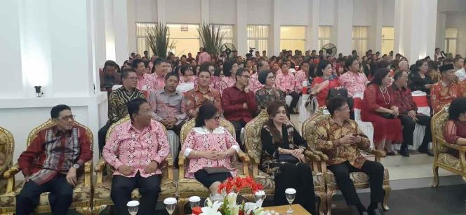 
Bupati, Wabup dan Ketua DPRD Bolmong Hadiri Syukuran Empat Tahun ODSK Pimpin Sulut