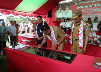 Resmikan Tempat Ibadah Tiga Agama yang Berdekatan, Gubernur Sulut Janjikan Dana Kelanjutan Pembangunan Islamic Center di Bolsel
