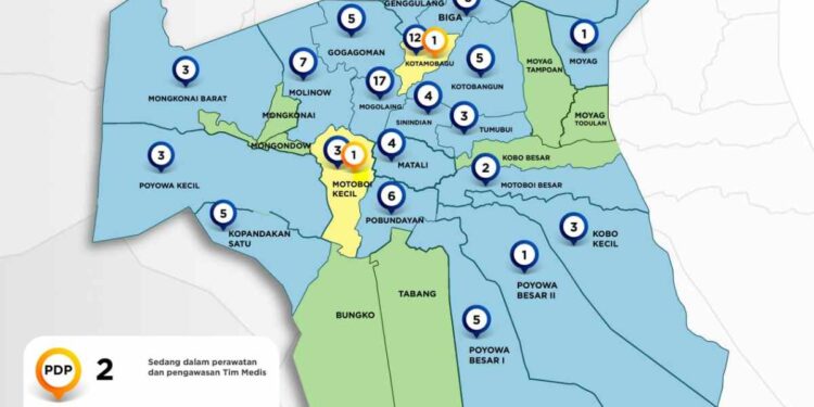 Update: ODP di Kotamobagu 106, PDP 2. Tetap di Rumah dan Jaga Jarak!