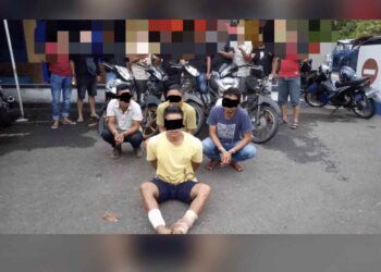 Resmob Ringkus 4 Pelaku Curanmor dan Penadah, Tiga Pelaku Warga Kotamobagu Utara. Pelaku Beraksi di 6 Lokasi