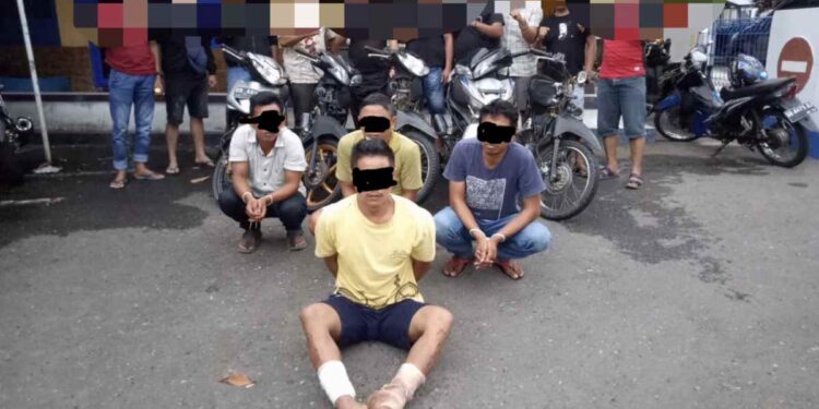 Resmob Ringkus 4 Pelaku Curanmor dan Penadah, Tiga Pelaku Warga Kotamobagu Utara. Pelaku Beraksi di 6 Lokasi