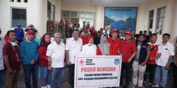 Bantuan Pemda dan Masyarakat Bolsel, MW KAHMI Sulut, Anggota DPR RI Hi Herson Mayulu SIP Terkait Bencana Banjir dan Longsor, Diserahkan ke Pemda Bolmut