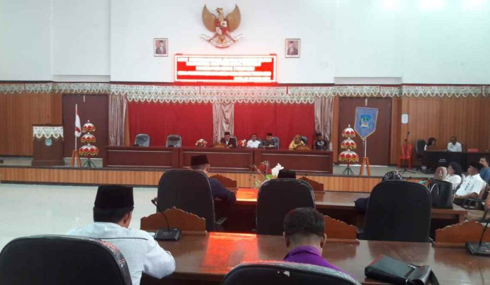 DPRD Bolsel Gelar Rapat Buka Sidang 2020