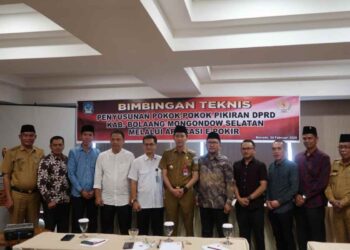 Dewan Bolsel Ikuti Bimtek Penyusunan Pokir