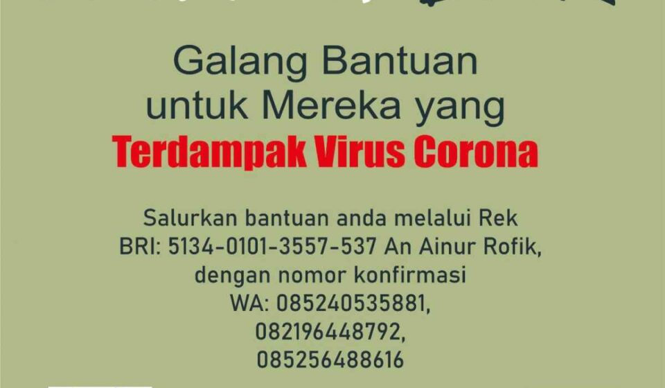 Jurnalis BMR Galang Bantuan untuk Warga Terdampak Covid-19