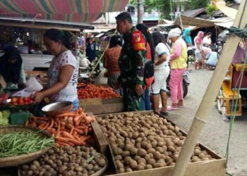 Jamin Ketersediaan Bahan Pokok, Di Bolmong Pasar dan Warung Tetap Beroperasi Normal