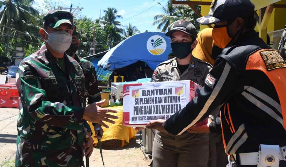 Pangdam XIII Tinjau Pos Perbatasan Wilayah Korem 133/Nani Wartabone, Gorontalo